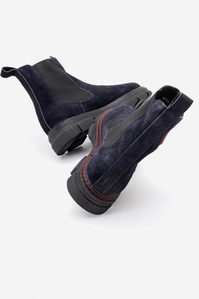 erkek-deri-lastikli-bot-LACI SUET-GLR8777-0100862_0